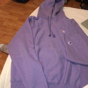 Purple champion hoodie